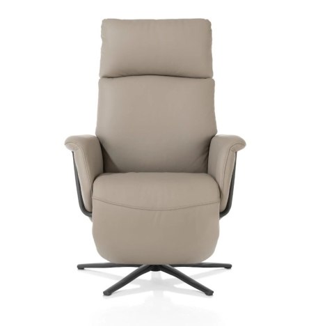 [R, od ręki] Fotel Relax Stelvio - Skóra Naturalna Maine Taupe - 3 Silniki - Akumulator