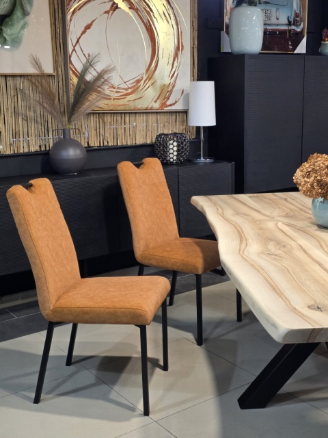 Stół Jadalniany Dakota 200x98 cm - Lity Orzech, Noga Pająk