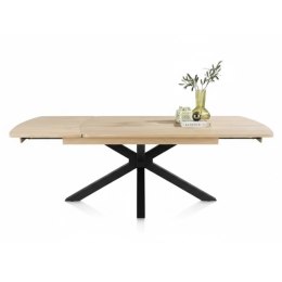 [M/R, od ręki] Stół Rozkładany NYON 170-230 cm - Natural Sand / Metalowy Pająk