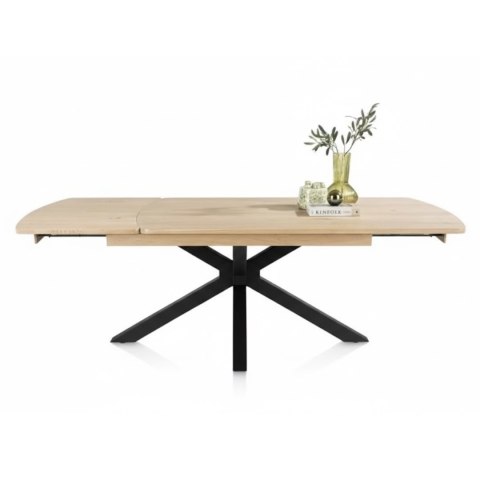[M/R, od ręki] Stół Rozkładany NYON 170-230 cm - Natural Sand / Metalowy Pająk