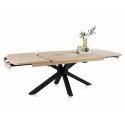 [M/R, od ręki] Stół Rozkładany NYON 170-230 cm - Natural Sand / Metalowy Pająk