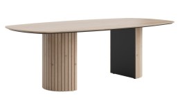 Stół owalny PAVIE 210x120 cm, fornir dębowy naturalny (Henders & Hazel)