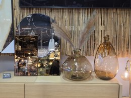 Szklany Wazon JAVI 47 cm – Amber / COCO maison