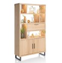 Wysoka Witryna PAVIE 125 cm - Natural Oak | Henders & Hazel