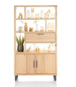 Wysoka Witryna PAVIE 125 cm - Natural Oak | Henders & Hazel