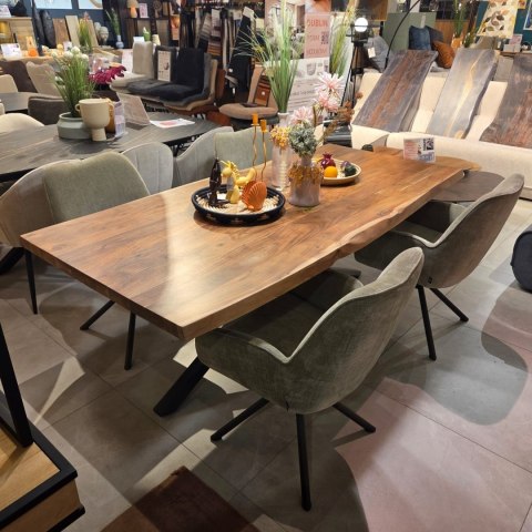 Fotel Obrotowy RILEY - Kieszeniowy Rdzeń Sprężynowy - Kolor Olive