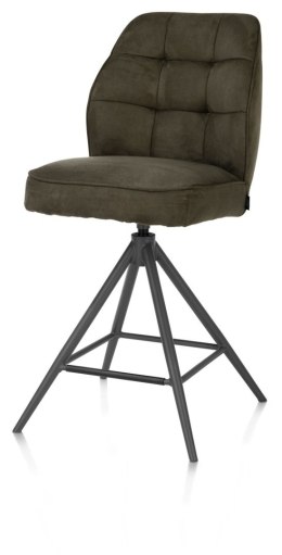 [od ręki] Hoker Obrotowy Bell 68 cm - Zielona Mikrofibra Mosgroen, Sprężyny Kieszeniowe