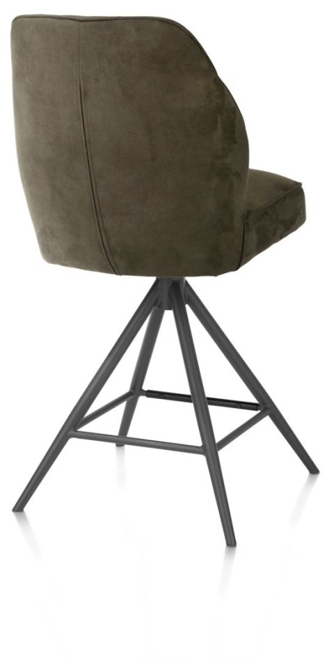 [od ręki] Hoker Obrotowy Bell 68 cm - Zielona Mikrofibra Mosgroen, Sprężyny Kieszeniowe