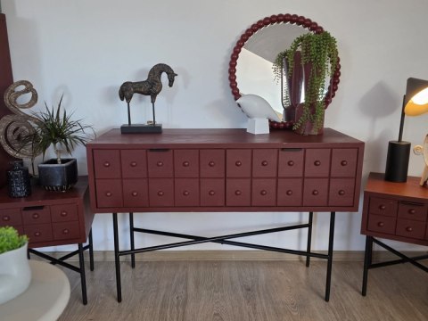 Designerska Konsola/Komoda PANARO - Drewno Sosnowe, Loft Style