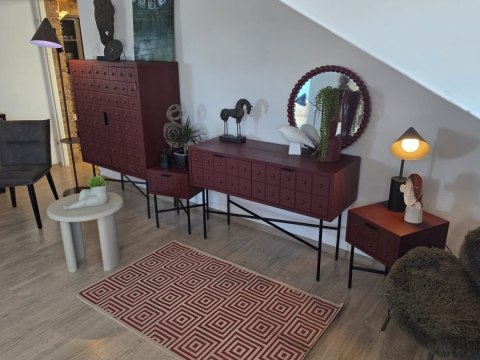 Designerska Szafka Buffet PANARO - Drewno Sosnowe, Loft