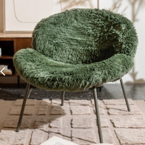 Designerski fotel Freddy - Głęboka Zieleń, COCOmaison