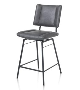 Hoker Xooon Tatum antracyt Pala mikrofibra obrotowy