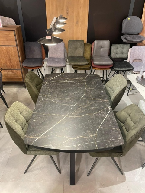 (K) Stół rozkładany z kolekcji Novello (HPL), marmur ONYX 170-230 cm Xooon