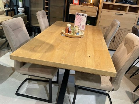 [K, od ręki] Krzesło H&H Malene Nubucco Liver