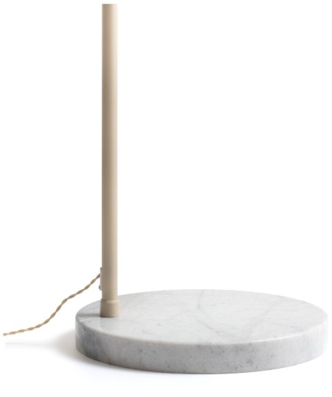 Lampa podłogowa Skip - Lniana Lampa Łukowa - COCOmaison