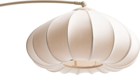 Lampa podłogowa Skip - Lniana Lampa Łukowa - COCOmaison