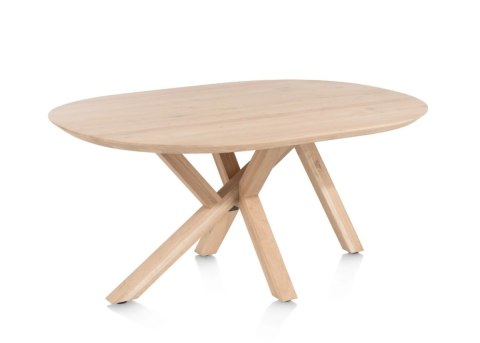 [M] Stół Owalny SHIMLA 160x130 cm - Skandynawski Design & Lite Drewno
