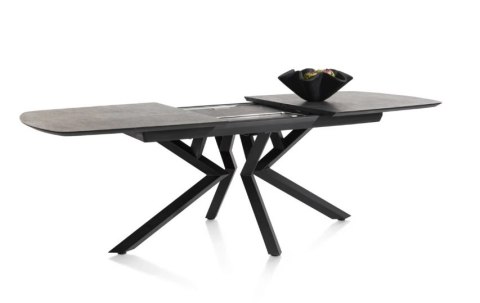 (M, defekt) Stół Xooon Masura 180 + 60 x 110 cm Antracyt szary