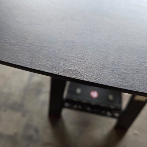 (M, defekt) Stół Xooon Masura 180 + 60 x 110 cm Antracyt szary