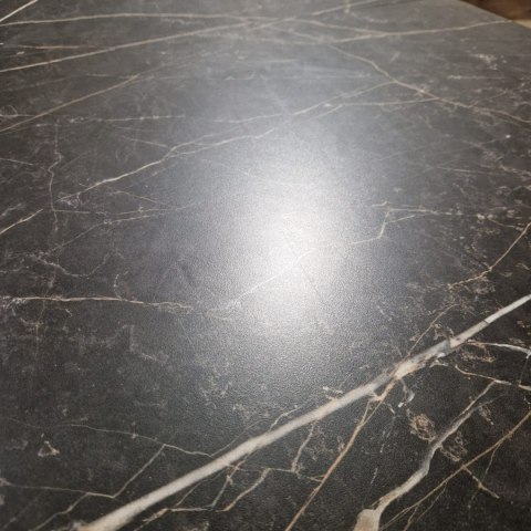 [M, od ręki defekt #1] ONYX Stół Henders& Hazel Palace ciemny marmur 190+ 60 x 110 cm pająk