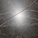 [M, od ręki defekt #1] ONYX Stół Henders& Hazel Palace ciemny marmur 190+ 60 x 110 cm pająk