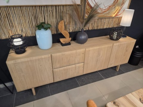 [R] Komoda AZULO 240 cm - Natural Sand - Henders & Hazel