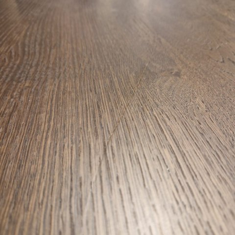 [R, defekt] Stół do jadalni TRENTON 240x110 cm, fornir dębowy, kolor Clay, organiczny kształt