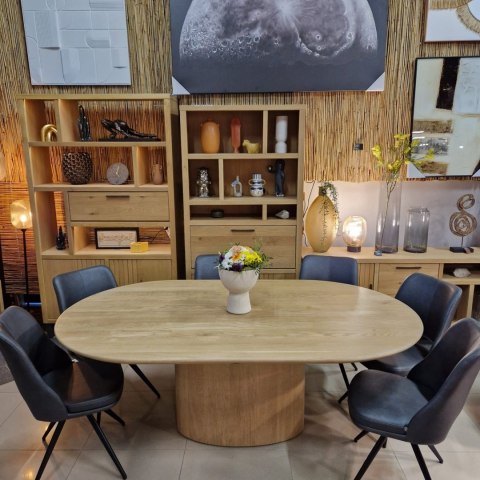 Stół Jadalniany HYBRYDA: Blat RAVELLO & Noga PALMA (210x120 cm)