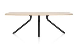 (R, od ręki) Stół Xooon Arvada 250 x 110 cm Oval lity dąb