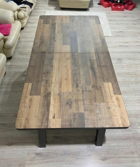 Stół H&H Avalox/ Avalon 160 + 50 x 98 cm driftwood 4 klasyczne nogi