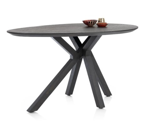 Stół barowy Cosenza 160 x 115 cm - Lite Drewno Dębowe - Onyx - XOOON