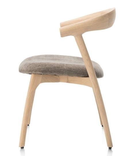 [na zamówienie] Krzesło dębowe BELLAMI - Brązowa Chenille Livigno - Henders & Hazel