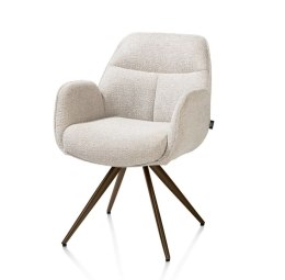 [od ręki, R] Krzesło obrotowe PIPPA - Sevilla Crème - Henders & Hazel