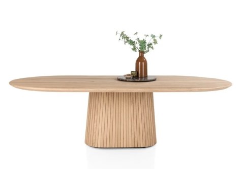 Dębowy stół jadalniany Ravello 270 x 120 cm - kolor Dune - matowy lakier