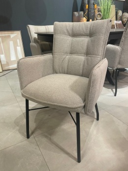 Fotel jadalniany EDEN – Jasnoszara Plecionka, Design Henders & Hazel