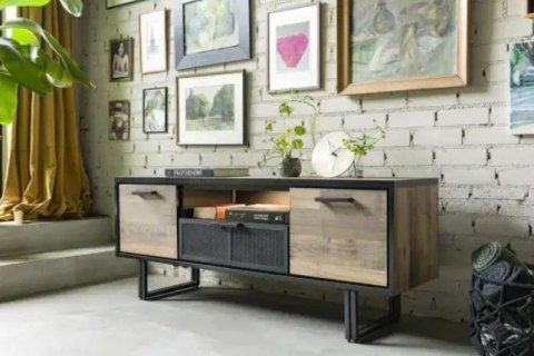 [K, defekt #1] Szafka RTV 150 cm H&H Avalon/ Avalox driftwood