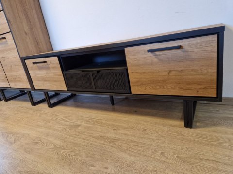 [K, defekt] Szafka RTV 180 cm H&H Avalon/ Avalox natural VINTAGE OAK