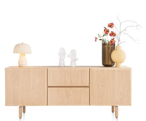 Komoda / Dressoir AZULO - 200 cm, Naturalny Dąb, Styl Skandynawski