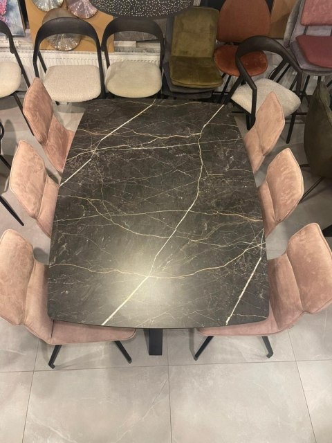 Krzesło jadalniane ZORA - Beżowa Mikrofibra Calabria, Design XOOON