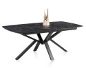 [M] Rozkładany Stół PALACE - 160-210 cm, Blat HPL Onyx, Centralna Noga PAJĄK