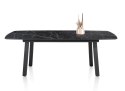 [K] Rozkładany Stół PALACE - 160-210 cm, Blat HPL Onyx, Klasyczne 4 Nogi