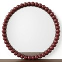 [R, defekt] Lustro ścienne BERRY DOTS - Burgundowe Drewno, 59 cm