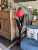 Rzeźba Podłogowa TULP DECO - Red & Black (151 cm)