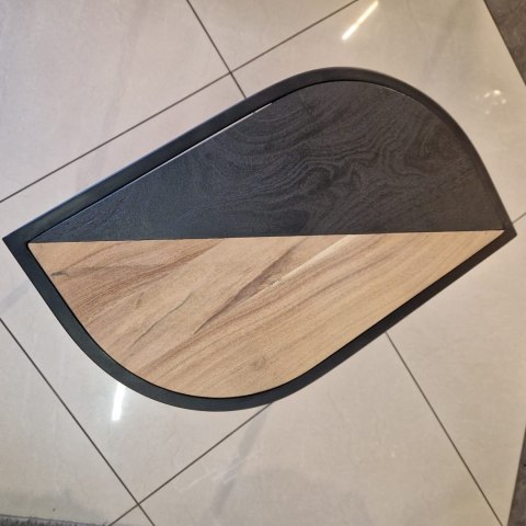 Stolik pomocniczy COCO maison LEAF 57x30 cm - drewniany blat w kształcie liścia