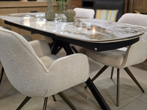 [na zamówienie] Krzesło obrotowe PIPPA - Sevilla Crème - Henders & Hazel