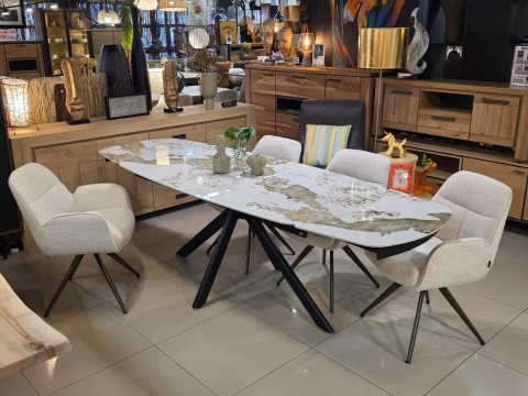 [na zamówienie] Krzesło obrotowe PIPPA - Sevilla Crème - Henders & Hazel