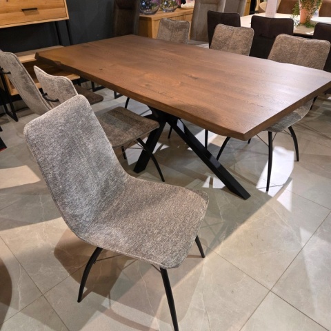 [od ręki, K] Stół Henders& Hazel Metalox 200 x 100 cm centralna noga BARK