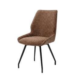 [od ręki] Krzesło jadalniane SCOTT - Tkanina szenilowa Enzo (Lava), Design Habufa (PRABAT20%)