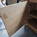 [K, defekt] Komoda / Sideboard Nystead 210 cm - Fornir Dębowy - LED -Henders & Hazel