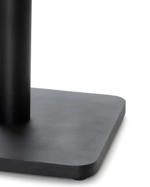 [K, od ręki] Kwadratowy Stolik Bistro BREST 75 x 75 cm - COCO maison | Blat HPL Onyx (Ciemny Marmur), Czarna Noga